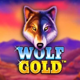 Wolf Gold online game logo by Pragmatic Play on lonkerocasino-fi.com